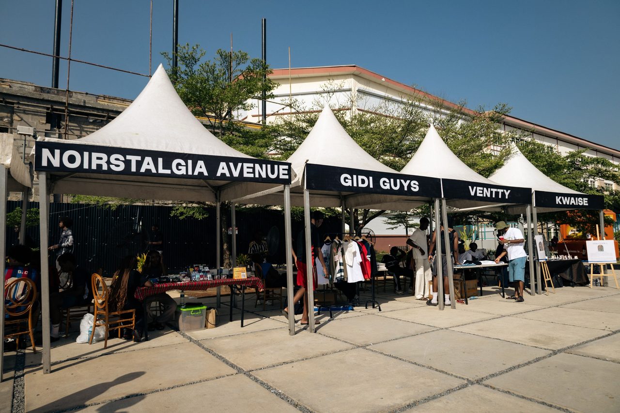 Vendor village - Noirstalgia Avenue, Gidi Guys, Ventty and Kwaise stalls at Touchline IV